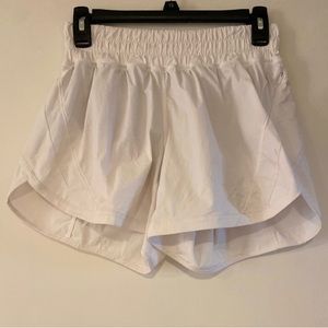 White Lululemon Shorts